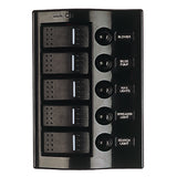 Panel de disyuntores de nailon de 5 circuitos Sea-Dog - Estilo Wave