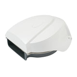 Bocina individual compacta MiniBlast de 12V de Marinco con cubierta blanca
