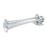 Bocina de aire de doble trompeta cromada de 12 V de Marinco