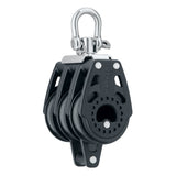 Bloque triple giratorio Harken Carbo Air de 40 mm con becket
