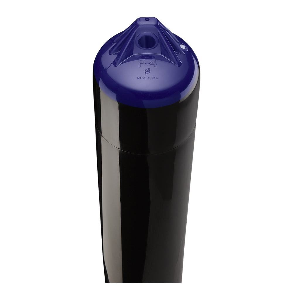Defensa Polyform F-4 de doble ojo 8.5" x 40.5" - Negra