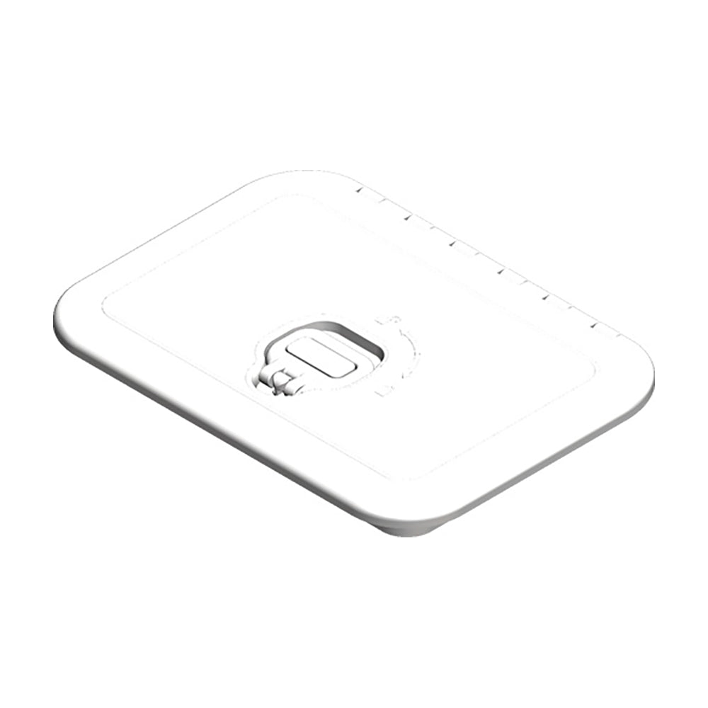 Escotilla marina rectangular de triple cierre Sea-Dog - 10" x 14" - Blanca