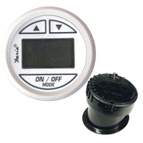 Sonda de profundidad Faria Dress White de 2" con transductor de casco