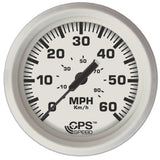 Velocímetro GPS Faria Dress White de 4" - 60 MPH