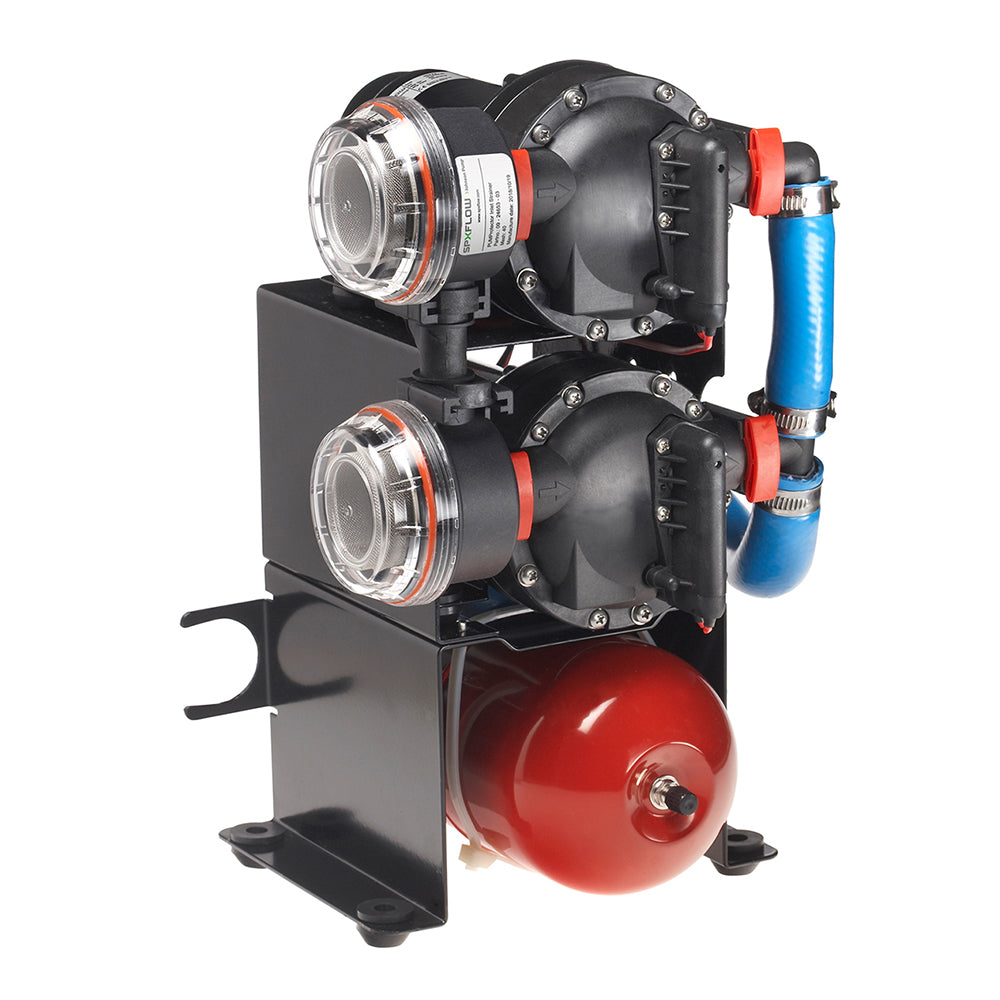 Sistema de bomba de presión de agua Johnson Pump Aqua Jet Duo WPS 10.4 galones - 24V