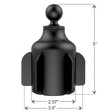 RAM Mount RAM® X-Grip® f/7"-8" Tablets w/RAM® Stubby™ Cup Holder Base