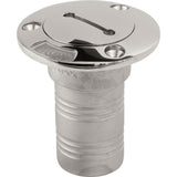 Llenado de cubierta para manguera fundido de acero inoxidable Sea-Dog, apto para manguera de 1-1/2" - Agua