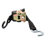 Correas de amarre retráctiles Camco - 2" de ancho, 6' con ganchos dobles