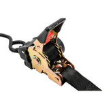 Correas de amarre retráctiles Camco - 1" de ancho, 6' con ganchos dobles