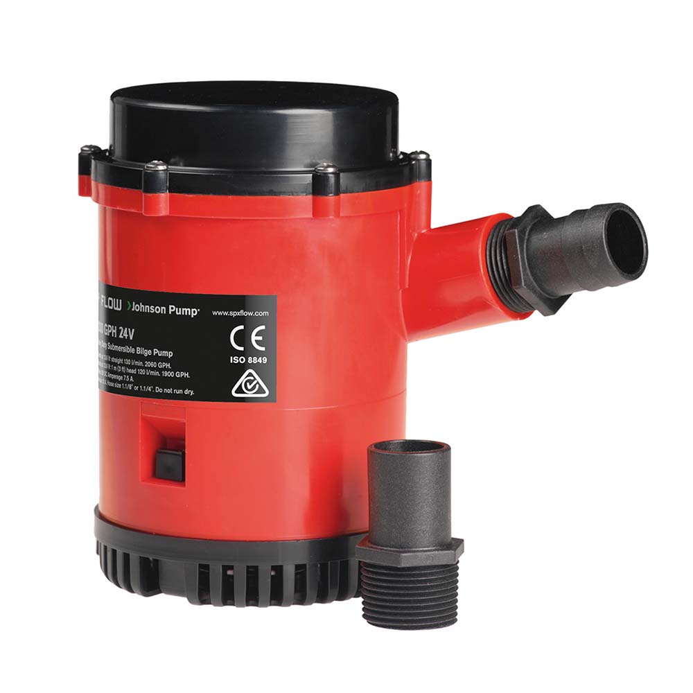Bomba de achique de alto rendimiento Johnson Pump 2200 GPH - 24V