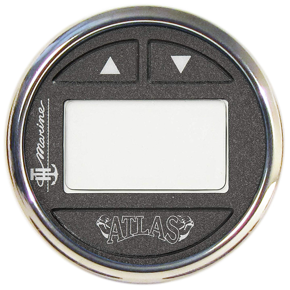 Kit de indicador hidráulico T-H Marine ATLAS™ para placas de gato ATLAS™ de 4" y 8" - Bisel de acero inoxidable