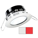 i2Systems Apeiron PRO A503 - Luz de montaje con resorte de 3W - Redonda - Blanco frío y rojo - Acabado blanco
