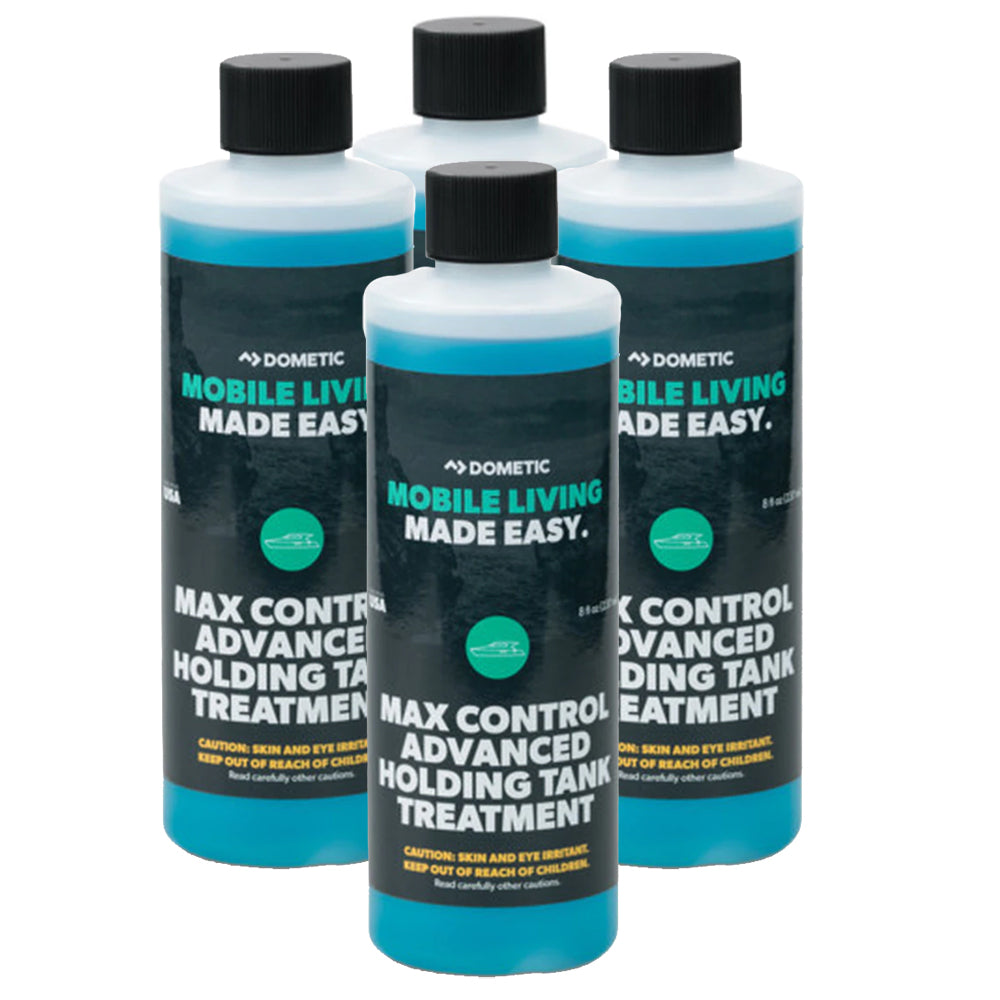 Desodorante para tanque de retención Dometic™ Max Control - Paquete de cuatro (4) botellas de 8 oz