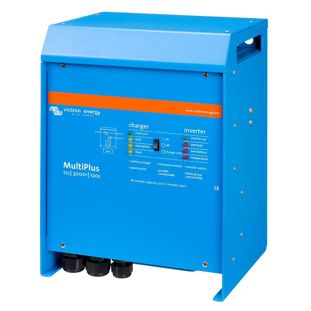 Inversor/Cargador Victron MultiPlus 12 VCC - 3000VA - 120 VCA con cargador de batería de 120 A - Interruptor de transferencia de 50 A