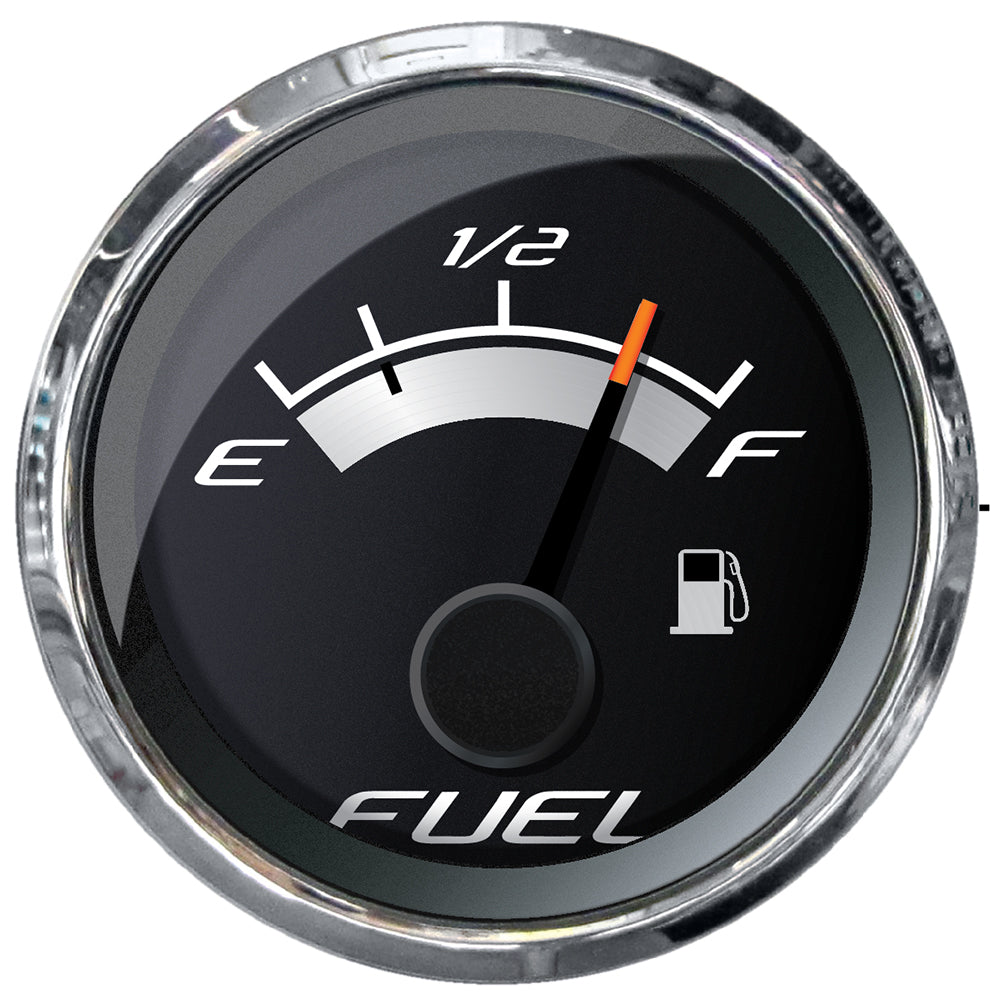 Indicador de nivel de combustible Faria Platinum de 2" (E-1/2-F)