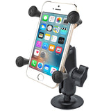 Soporte para teléfono RAM® X-Grip® de RAM Mount con base adhesiva flexible