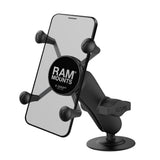 Soporte para teléfono RAM® X-Grip® de RAM Mount con base adhesiva flexible