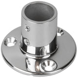 Base para barandilla Sea-Dog, base redonda de 2-3/4", 90°, acero inoxidable 316 - 1" DE