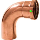 Codo de cobre Viega ProPress de 2-1/2" a 90° - Conexión Street/Press - Tecnología Smart Connect
