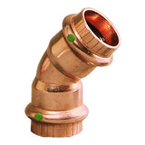 Codo de cobre de 45° Viega ProPress de 1-1/4" - Conexión de doble prensado - Tecnología Smart Connect
