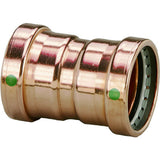Acoplamiento de cobre Viega ProPress de 2-1/2" con tope, conexión de doble prensado - Tecnología Smart Connect