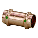 Acople de cobre Viega ProPress de 1-1/4" sin tope - Conexión de doble prensado - Tecnología Smart Connect