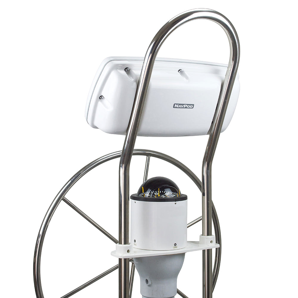 NavPod SystemPod precortado para Simrad NSS9 evo3, B&G Zeus3 9 y espacio para protector ancho de 12″