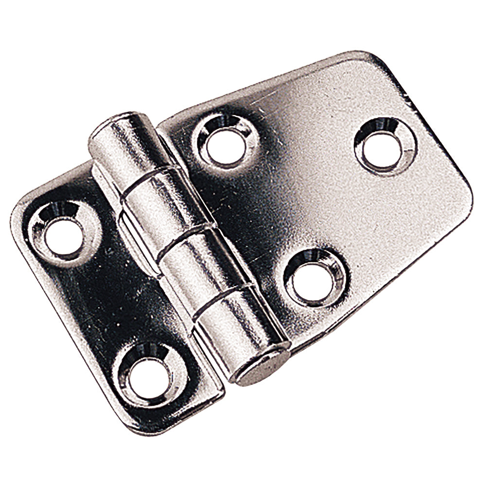 Bisagra de puerta lateral corta de acero inoxidable Sea-Dog - Empaquetada y estampada