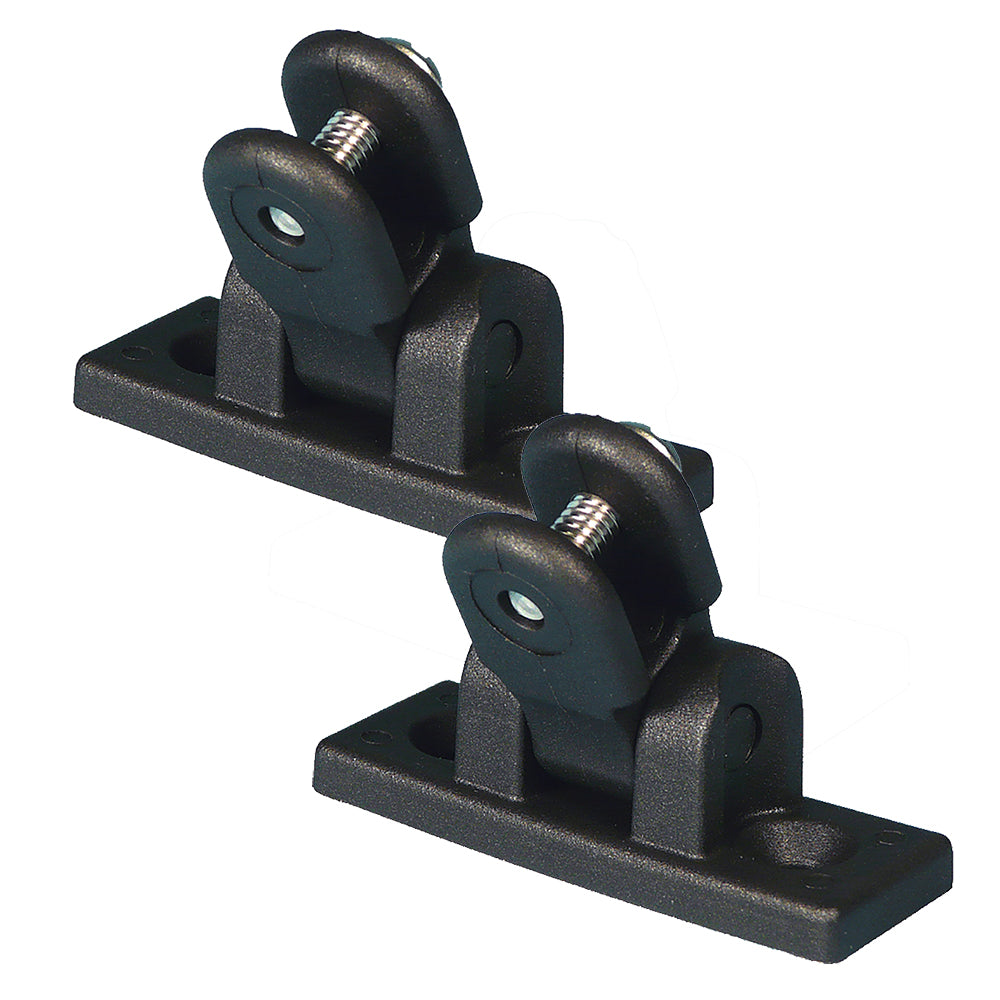 Par de bisagras de nailon para cubierta Carver - Negro