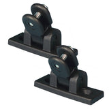 Par de bisagras de nailon para cubierta Carver - Negro
