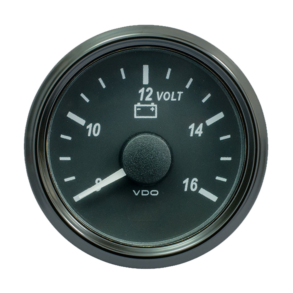 Voltímetro VDO SingleViu de 52 mm (2-1/16") para sistemas de 12V