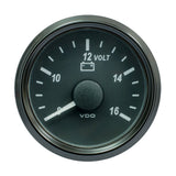 Voltímetro VDO SingleViu de 52 mm (2-1/16") para sistemas de 12V