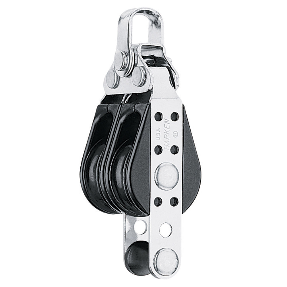 Bloque doble Harken de 29 mm con violín