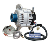 Kit de alternador Balmar de 120 AMP, 120 V, soporte de doble pie de 3.15", polea J10, regulador y sensor de temperatura
