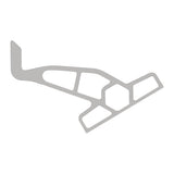 Adaptador de placa de motor Minn Kota Raptor - Estribor - Retranqueo de 2" - Elevación de 6" - Blanco