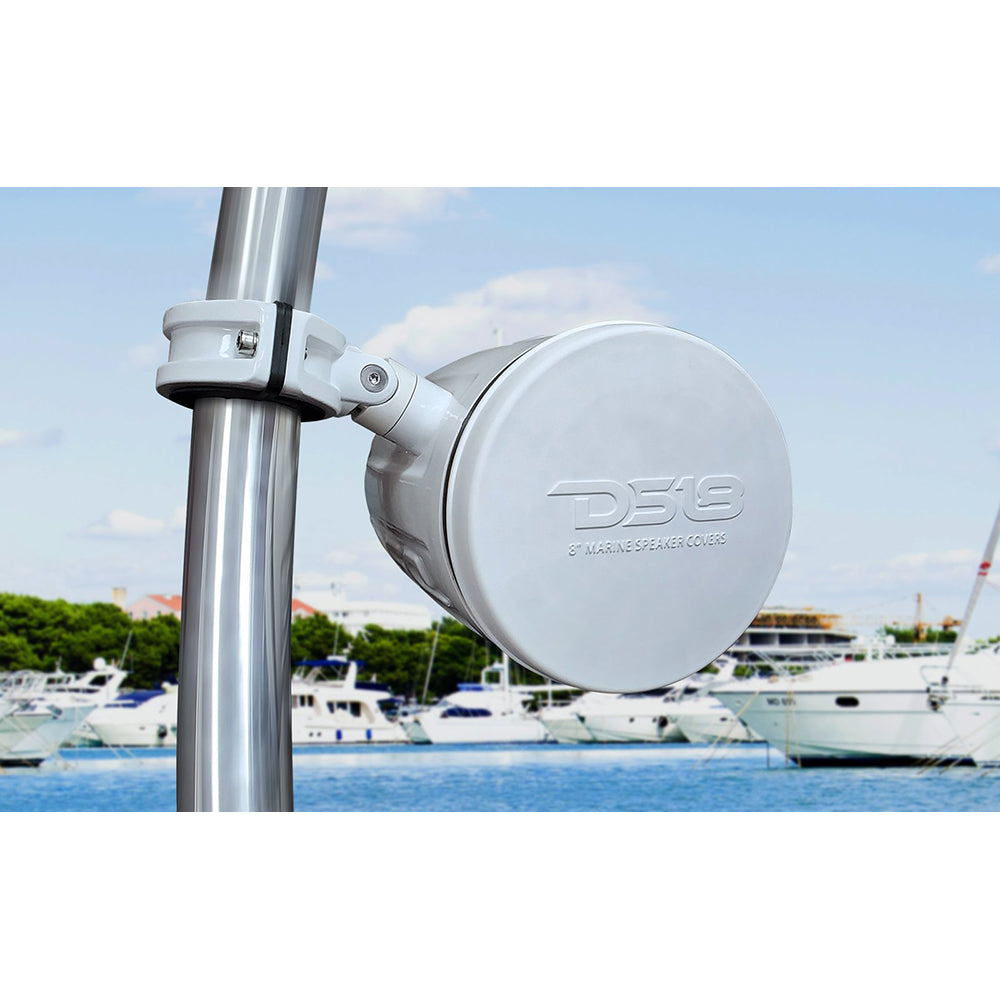 Funda de silicona marina DS18 para altavoces de 6.5" - Blanca