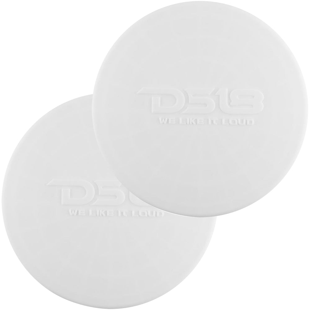 Funda de silicona marina DS18 para altavoces de 6.5" - Blanca