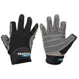 Guantes de regata Ronstan Sticky - 3 dedos - Negro - XXL