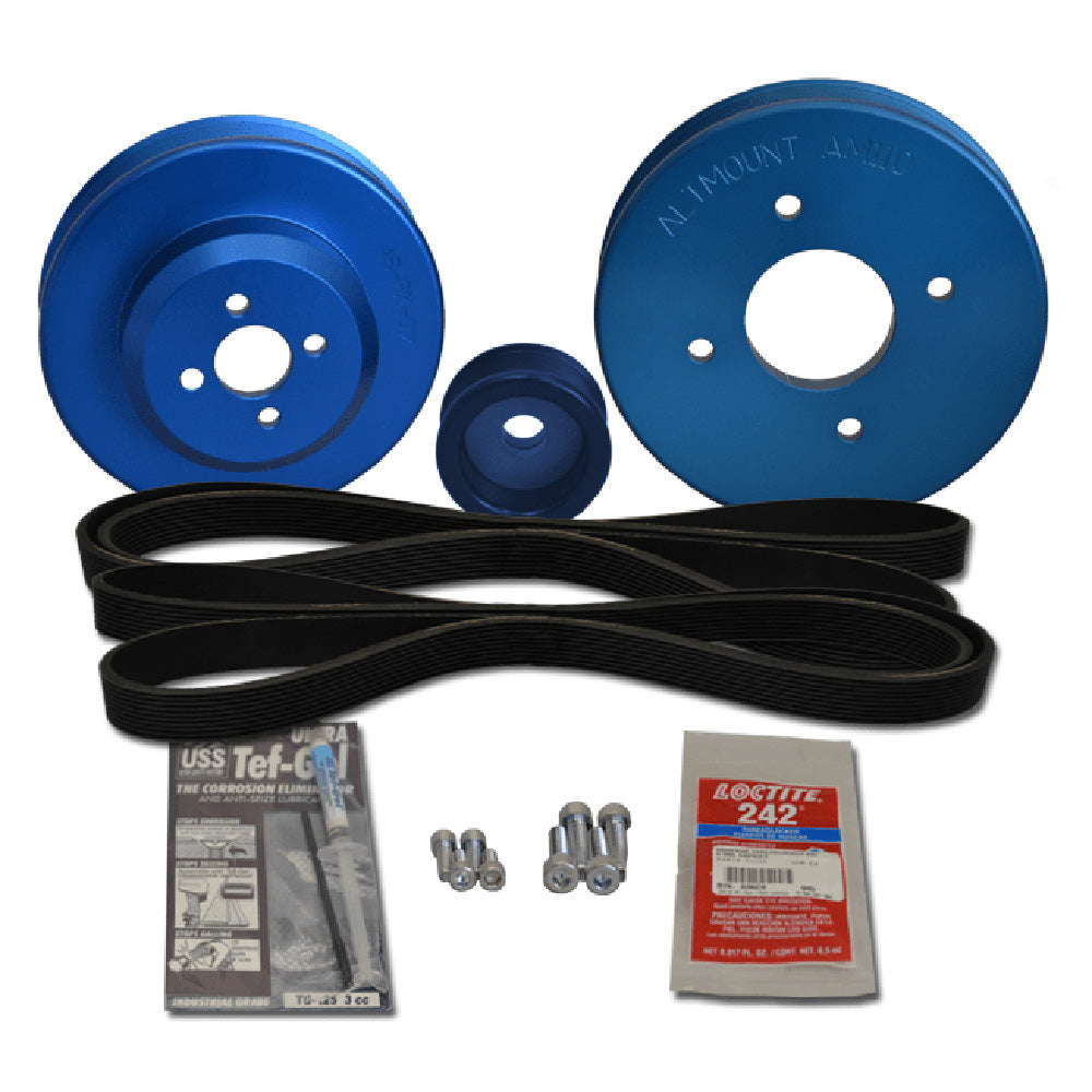 Kit de poleas Balmar para Yanmar 3JH2-TE, 3JH2-E