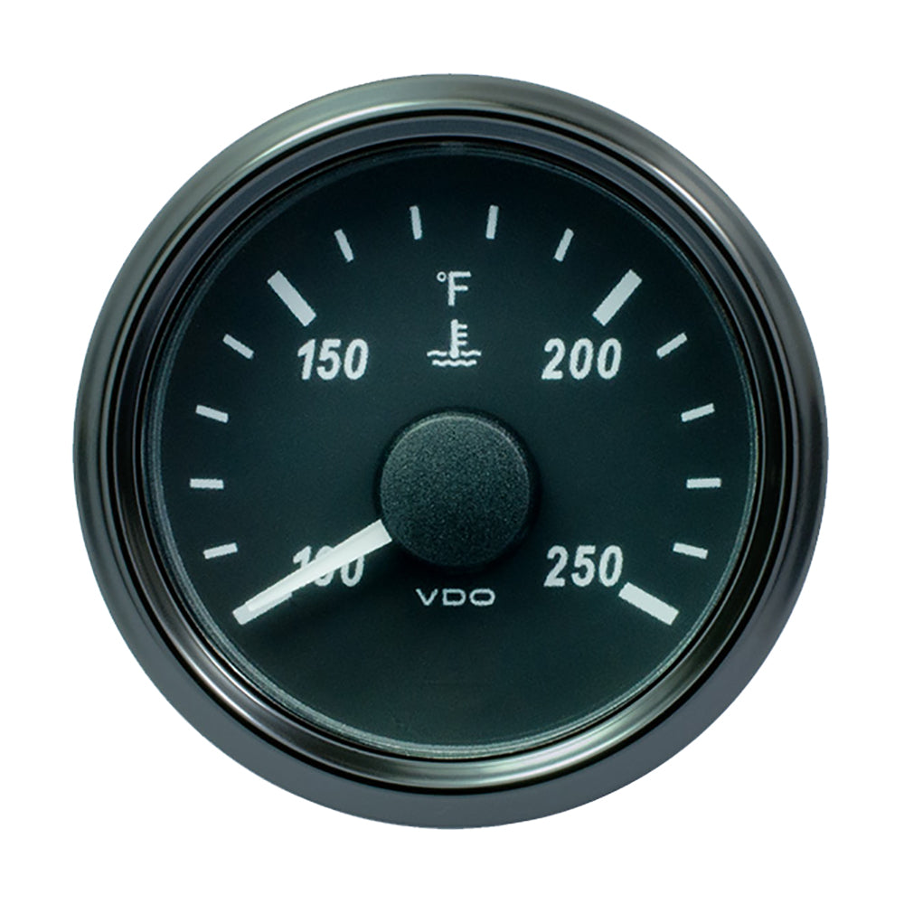 Indicador de temperatura de agua VDO SingleViu 52mm (2-1/16") - 250°F - 450-30 Ohm