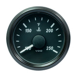 Indicador de temperatura de agua VDO SingleViu 52mm (2-1/16") - 250°F - 450-30 Ohm