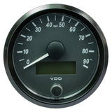Velocímetro VDO SingleViu de 80 mm (3-1/8") - 90 MPH