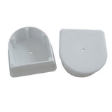 Tapón de extremo grande Dock Edge - Blanco *Paquete de 2