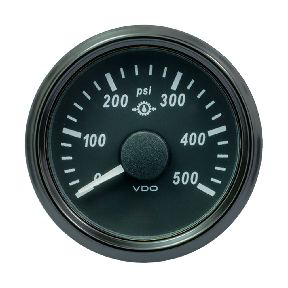 Manómetro de presión de transmisión VDO SingleViu 52mm (2-1/16") - 500 PSI - 0-4.5V
