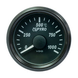 Indicador de temperatura de gases de escape VDO SingleViu de 52 mm (2-1/16") - 1000 °C