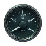 Indicador de temperatura de aceite hidráulico VDO SingleViu de 52 mm (2-1/16") - 120 °C - 291-22 ohmios