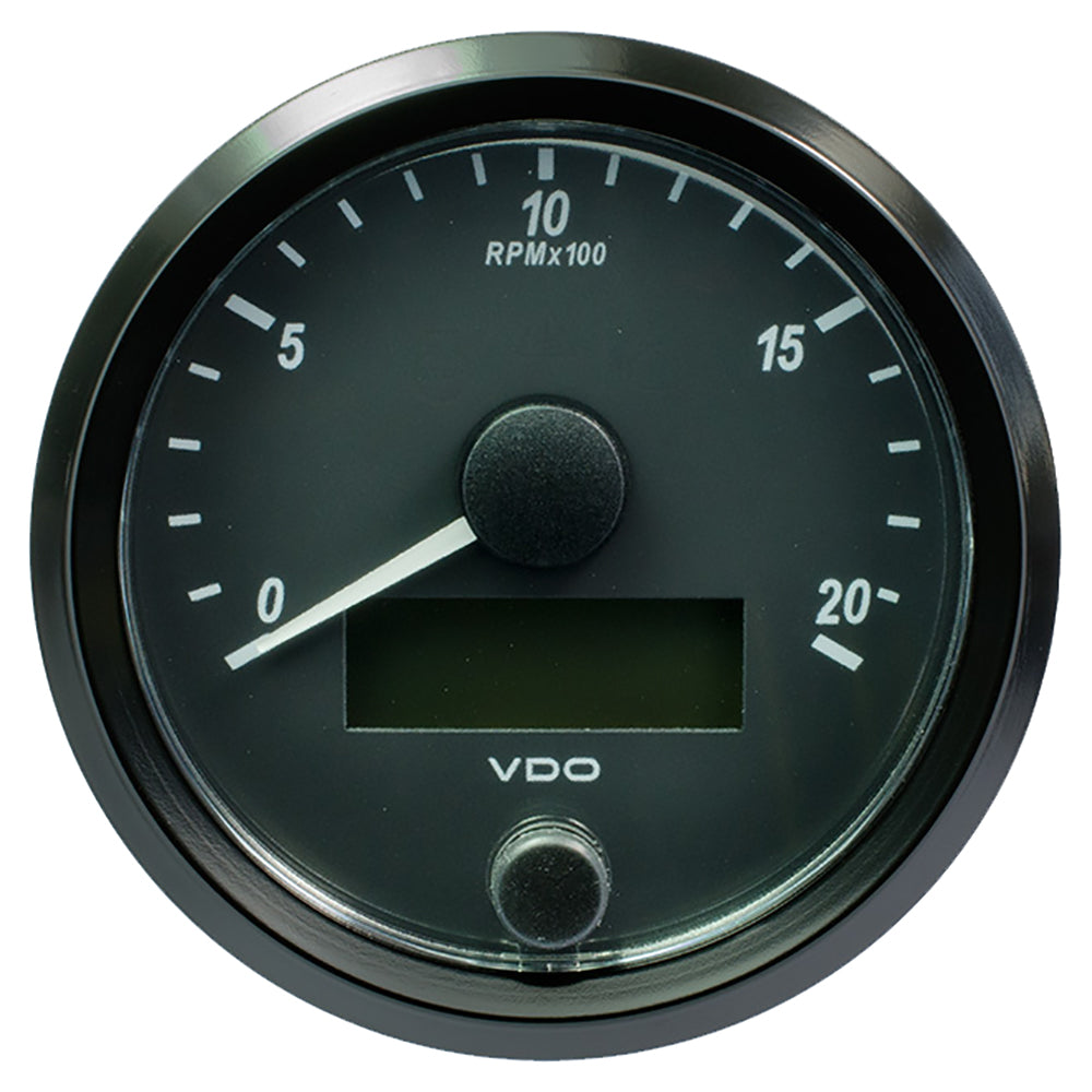 Tacómetro VDO SingleViu de 80 mm (3-1/8") - 2000 RPM