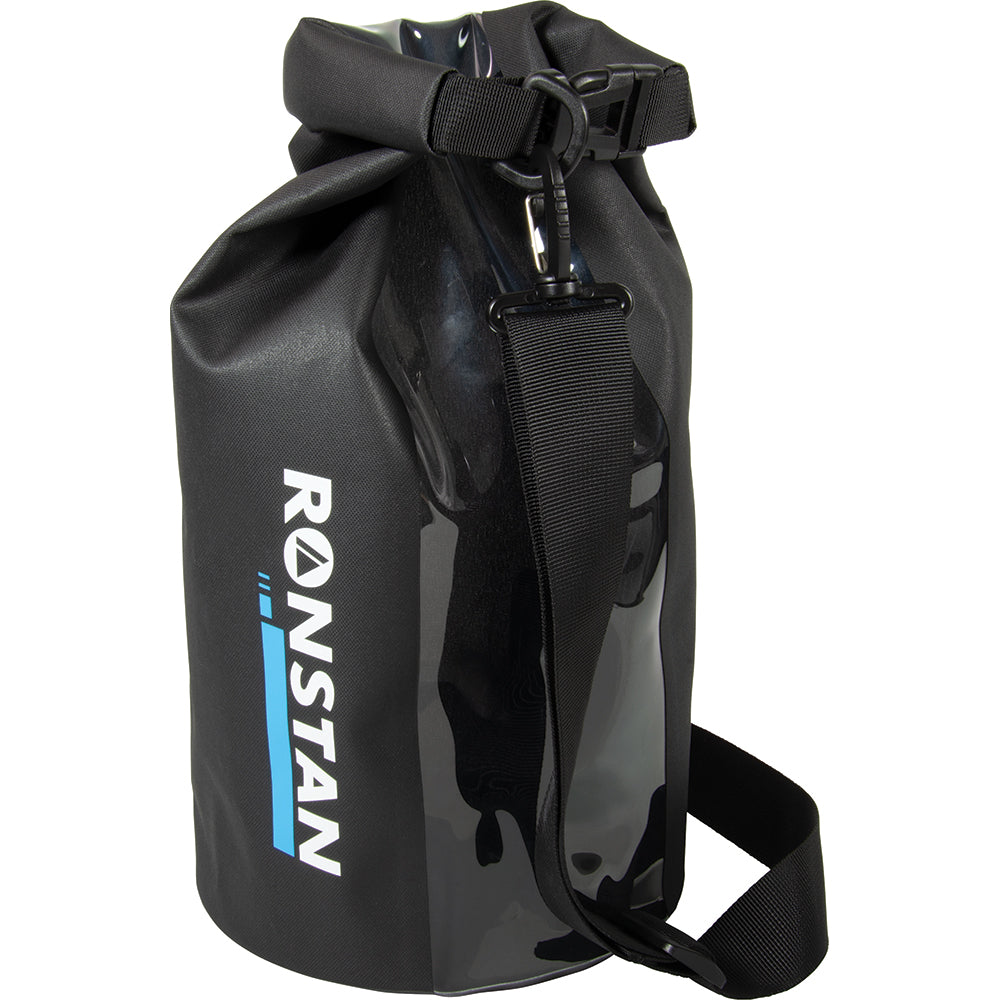 Bolsa estanca Ronstan Dry Roll Top - 10L - Negra con ventana