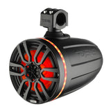 Altavoz de torre para wakeboard DS18 X Series HYDRO de 8" con luz LED RGB - 375W - Negro mate