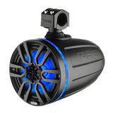 Altavoz de torre para wakeboard DS18 X Series HYDRO de 8" con luz LED RGB - 375W - Negro mate